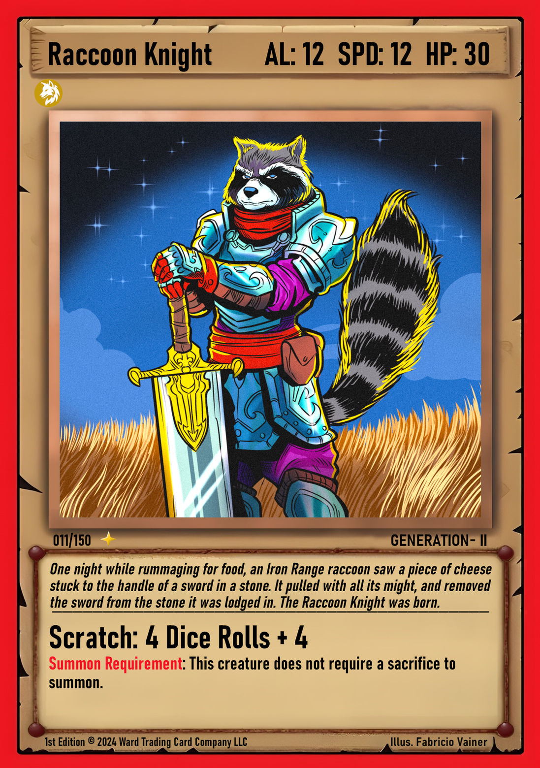 Raccoon Knight (011/150)