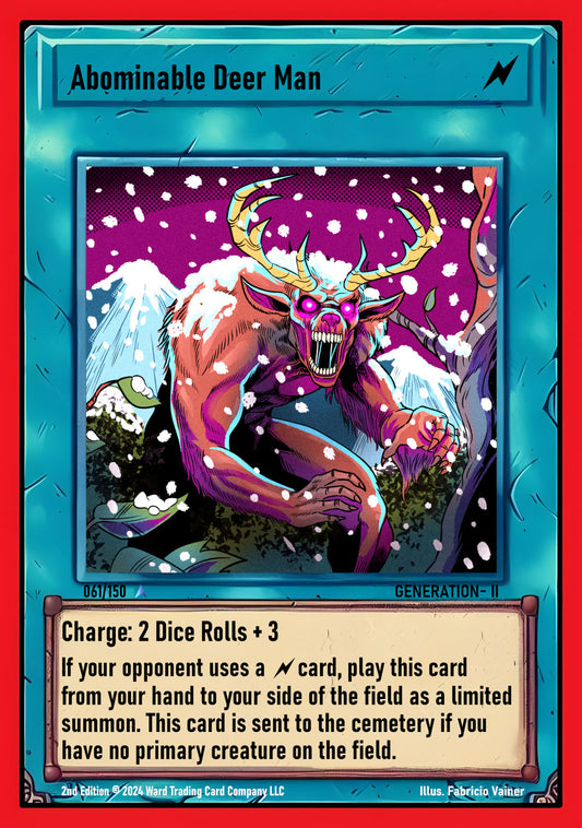 Abominable Deer Man (061/150)