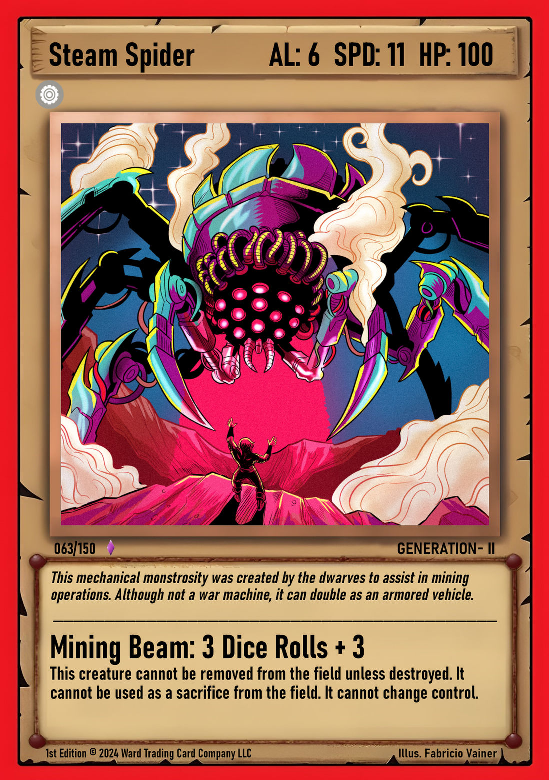 Steam Spider (063/150)