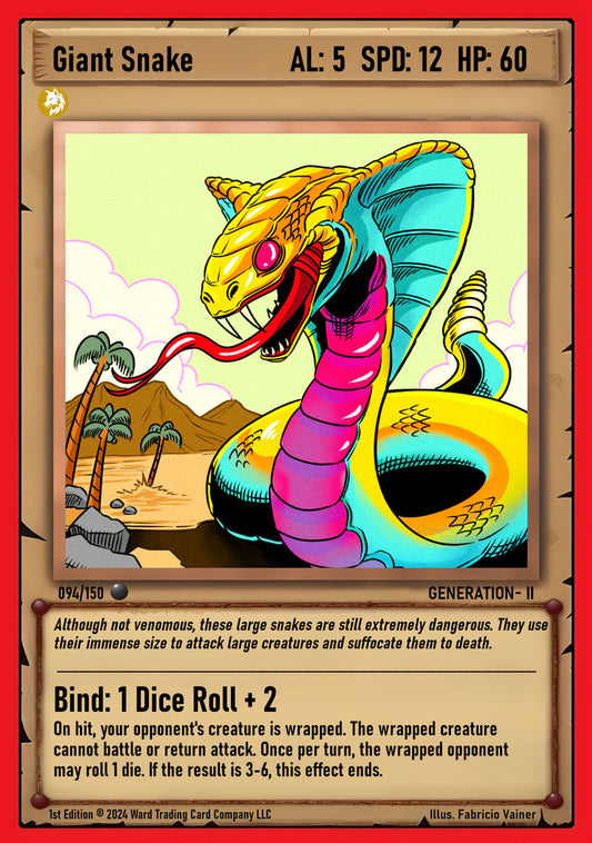 Giant Snake (094/150)